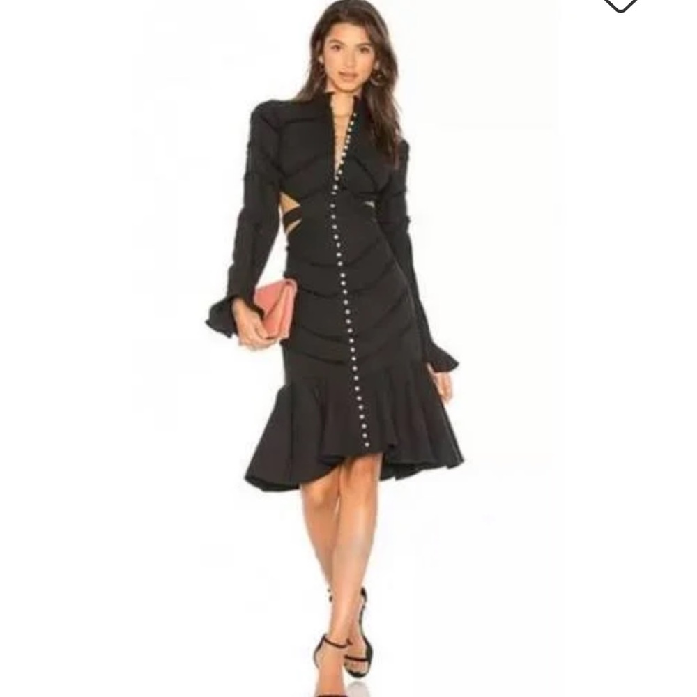Aje Lady Adella Dress in Black sz 8